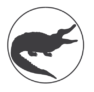 A representation of an alligator