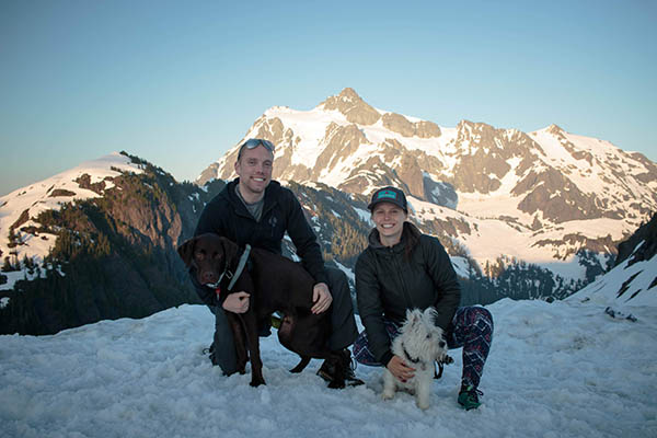 Author on hiking trip